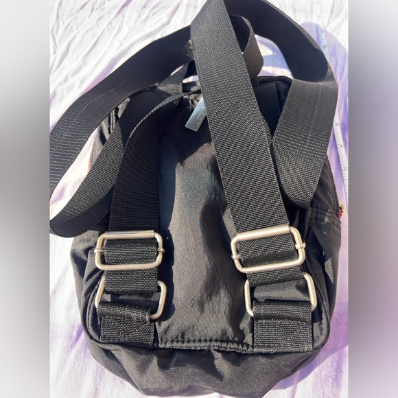 Mini Ralph Lauren Square All Black Backpack - Picture 6 of 7